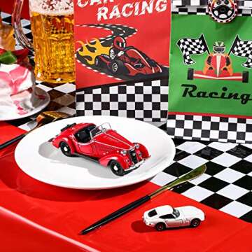 Durable Racing Table Covers for Kids Birthday Parties