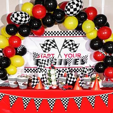 Durable Racing Table Covers for Kids Birthday Parties