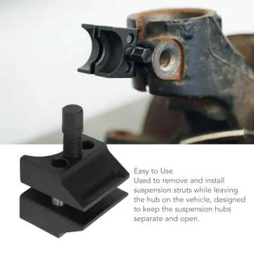 Car Suspension Strut Split Spreader Hub Steering Knuckle Spreader. Solid Steel Suspension Strut Spreader Tool, Universal Automotive Suspension Strut Split Spreader for Most Vehicle Brand and Model