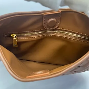 FEOFFS Stylish Crossbody Leather Dumpling Handbag