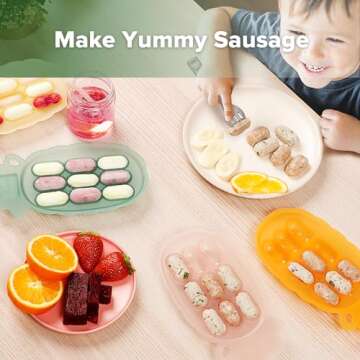 Haakaa Silicone Nibble Freezer Tray for Healthy Baby Snacks