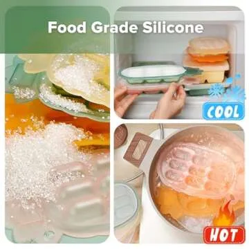 Haakaa Silicone Nibble Freezer Tray for Healthy Baby Snacks
