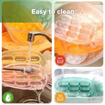 Haakaa Silicone Nibble Freezer Tray for Healthy Baby Snacks