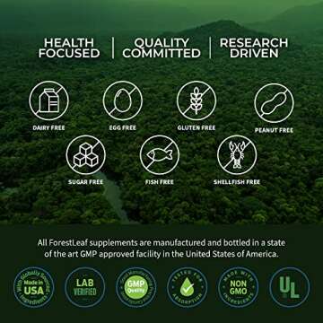 ForestLeaf Beef Organ Supplement - Grass Fed & Pasture Raised - Total Body Wellness & Performance, Organ Complex Desiccated Beef Liver, Heart, Kidney, Pancreas, Spleen (180 Capsules)