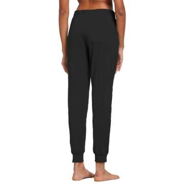 BALEAF Womens Sweatpants Cotton Joggers with Pockets Lounge Sweat Pants Tapered Casual Running Worko...