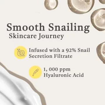 Snail Mucin Moisturizer with Hyaluronic Acid - 4oz