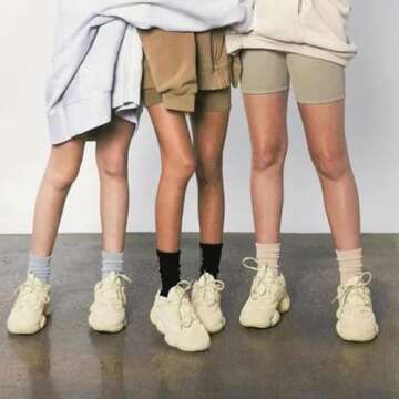 Women Crew Socks Retro Slouch Socks For Women Solid Casual Ribbed Crew Socks Pack of 5