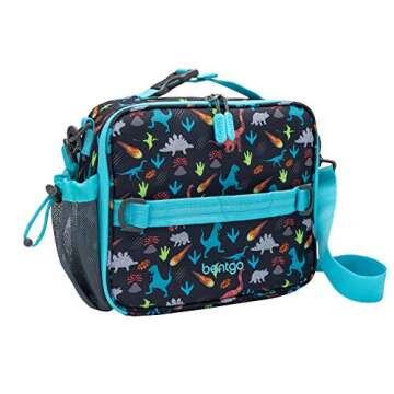 Bentgo Prints Insulated Lunch Bag Set For Kids with Bento Box