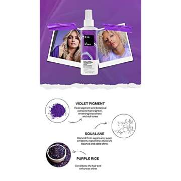 IGK La Blonde Purple Toning Treatment Spray 207 ml / 7 oz