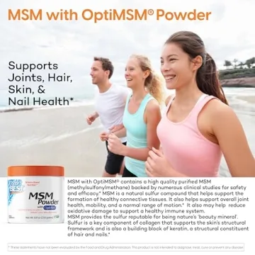 Doctor's Best MSM Powder, Pure OptiMSM for Health Boost