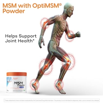 Doctor's Best MSM Powder, Pure OptiMSM for Health Boost