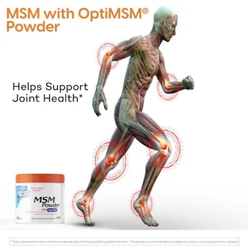 Doctor's Best MSM Powder, Pure OptiMSM for Health Boost