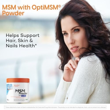 Doctor's Best MSM Powder, Pure OptiMSM for Health Boost