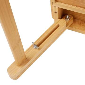 Mind Reader Laptop Lap Desk - Eco-Friendly Bamboo Design