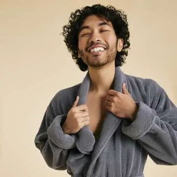 Brooklinen Super-Plush Luxury Spa Unisex Robe for Comfort