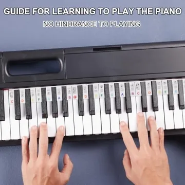 TIPTAP Removable Piano Key Stickers for Every Pianist