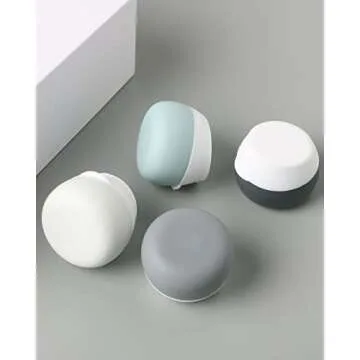 Gemice Silicone Travel Jars - Leakproof & TSA Approved Containers