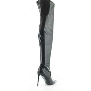 Steve Madden Vava Black Pointed Toe Stiletto Fashion Boots