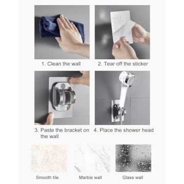 Luxsego High Pressure Filtered Shower Head with 3 Spray Modes