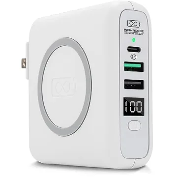 InfinaCore P3 Pandora: 3-in-1 FastCharge Wireless Power Bank for Travel