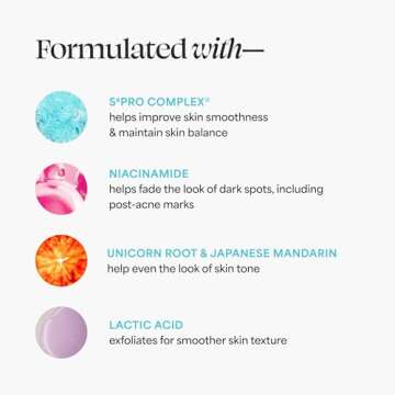 TULA Skin Care Dark Spot Serum - 7% Pro-Niacinamide Treatment to fade look of Dark Spots & Post-Acne Scars, Contains Probiotic Extracts, Niacinamide and Unicorn Root, 1 fl oz.