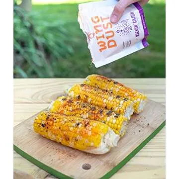 Kosmos Q Kickin’ Cajun Wing Dust - 5 Oz Bag for Wings, Popcorn & More - Dry BBQ Wings Rub with Spicy Cajun Heat (Kickin’ Cajun)