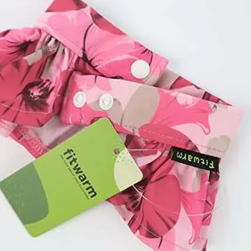 Fitwarm Floral Dog Bikini Set for Small Pets