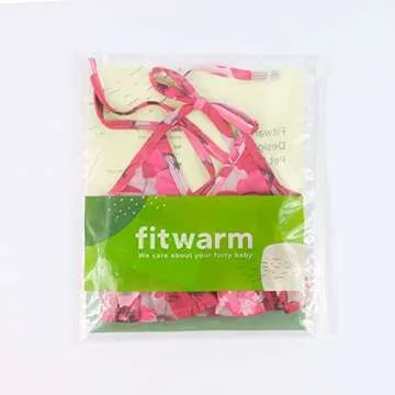 Fitwarm Floral Dog Bikini Set for Small Pets