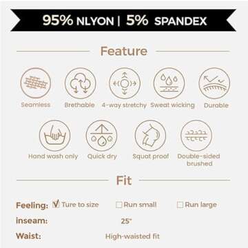 Aoxjox Seamless Legging for Women Carbon Tummy Control Workout Gym Sport Active Yoga Fitness Pants (Grape Red, Medium)