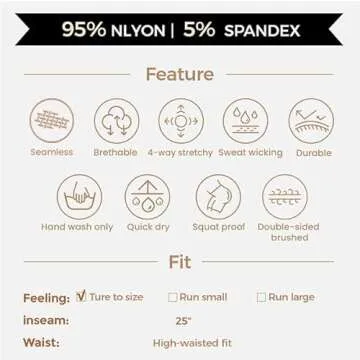 Aoxjox Seamless Legging for Women Carbon Tummy Control Workout Gym Sport Active Yoga Fitness Pants (Grape Red, Medium)