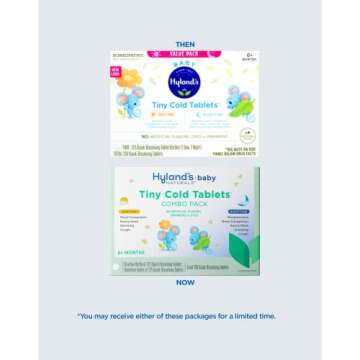 Hyland's Baby Tiny Cold Tablets, Safe Day & Night Relief