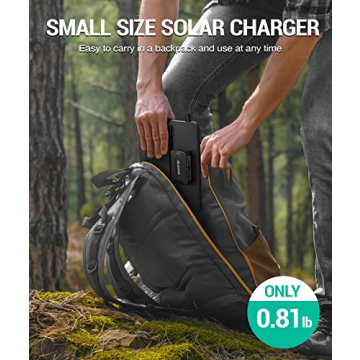 BLAVOR Portable Solar Charger 10W IPX4 Waterproof