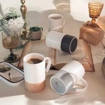 Mora Ceramics 12oz Coffee Mug Set of 4 Assorted Colors