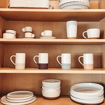 Mora Ceramics 12oz Coffee Mug Set of 4 Assorted Colors