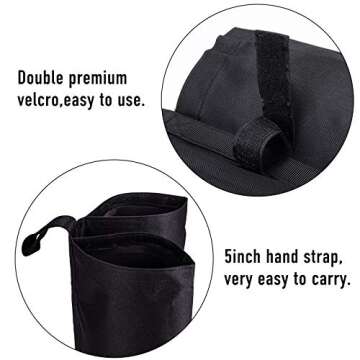 Canopy Weights Sand Bags Set of 4 for Stability