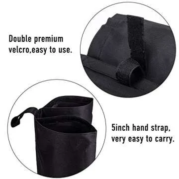 Canopy Weights Sand Bags Set of 4 for Stability