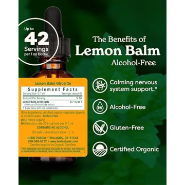 Lemon Balm Liquid Extract for Calming Support