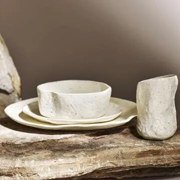 Stone by Mercer Project Modern 32-Piece Dinnerware Set