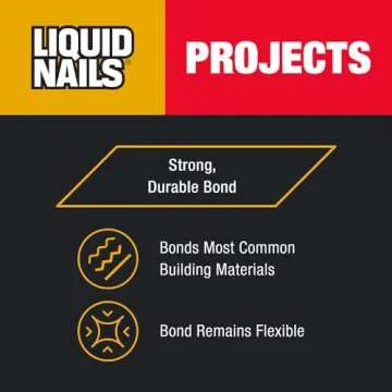 Liquid Nails 10 oz Interior Projects Latex Construction Adhesive Tan