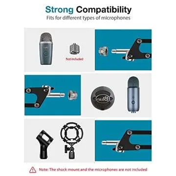 Adjustable InnoGear Microphone Stand for Blue Yeti