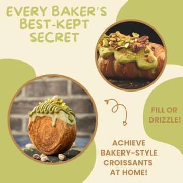 Alma Gourmet Sicilian Pistachio Topping Sauce Imported From Italy | Premium Quality Pistachio Topping Ideal For Ice Cream, Waffles, Pancakes, Crepes, Pastries, Cakes, Overnight Oats, Pistachio Latte | 17.6oz (500g) (Pack of 1)