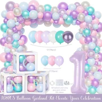 Mermaid 1st Birthday Decorations for Magical Celebrations