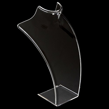 MyGift Acrylic Jewelry Display Stand for Necklaces & Earrings