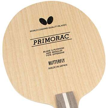 Butterfly Primorac Blade - Enhance Your Table Tennis Game