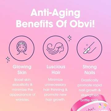 Obvi Collagen Peptides, Protein Powder, Keto, Gluten and Dairy Free, Hydrolyzed Grass-Fed Bovine Collagen Peptides, Supports Gut Health, Healthy Hair, Skin, Nails (30 Servings) (Peanut Butter Cups)