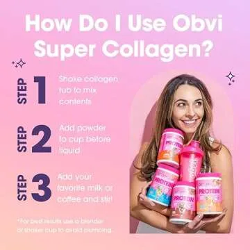 Obvi Collagen Peptides, Protein Powder, Keto, Gluten and Dairy Free, Hydrolyzed Grass-Fed Bovine Collagen Peptides, Supports Gut Health, Healthy Hair, Skin, Nails (30 Servings) (Peanut Butter Cups)