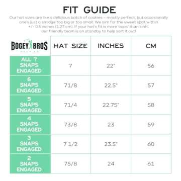 Bogey Bros I Heart Cart Girls - Funny Golf Hats – Novelty Golf Hat for Golfing & Sport, Breathable Golf Snapback Hats for Men & Women, Golf Cap with Novelty Designs, Sweat & Stain Resistant