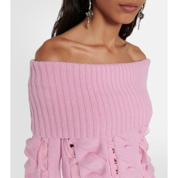 Chic Y2K Off The Shoulder Sweater for All Occasions