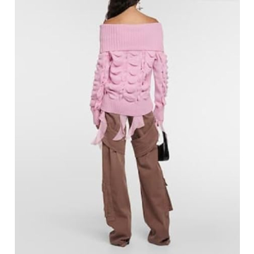 Chic Y2K Off The Shoulder Sweater for All Occasions