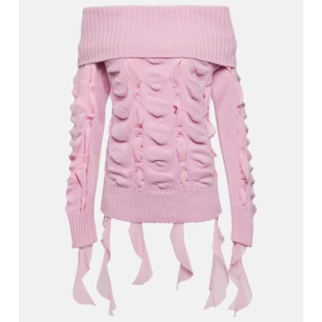 Chic Y2K Off The Shoulder Sweater for All Occasions